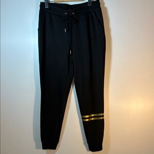 Guess Black sweat pants with Black Logo